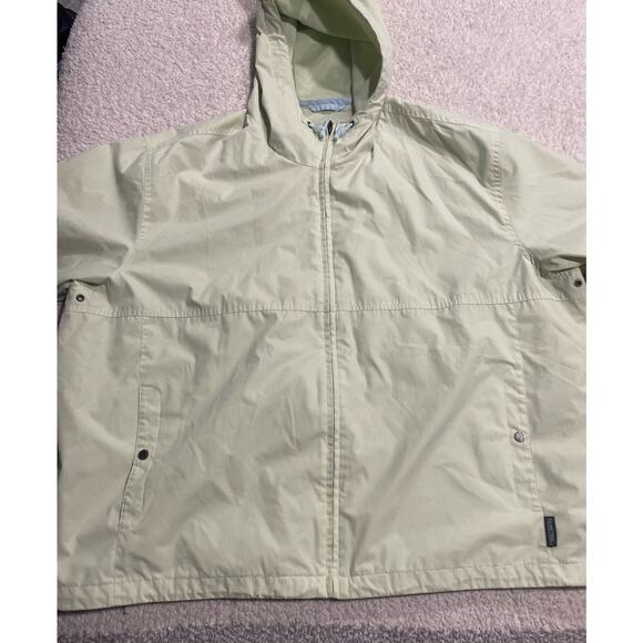 Pacific Trail Women's Plus Size 1x Button Long Sleeve Hooded Jacket Light Green - Picture 1 of 13